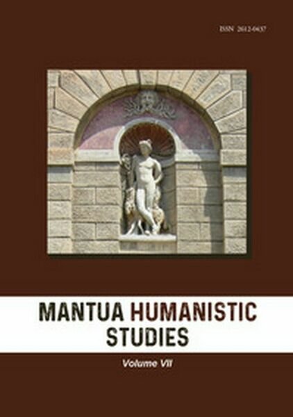 Mantua humanistic studies Vol.7 di Aa. Vv., 2019, Youcanprint