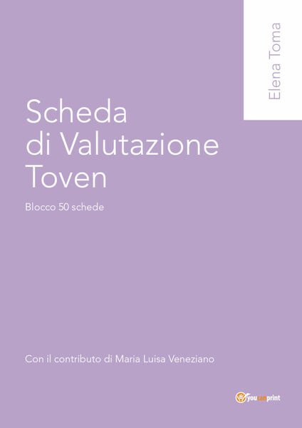 Scheda di valutazione Toven. Blocco 50 schede di Elena Toma, …