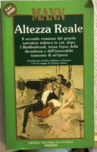 Altezza Reale di Thomas Mann, 1993, Newton Compton Editori | Immagine principale