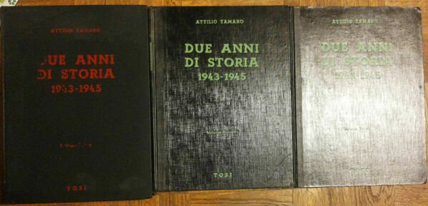 Due anni di storia 1943- 1945 Vol. I,II,II - Tamaro … | Immagine principale
