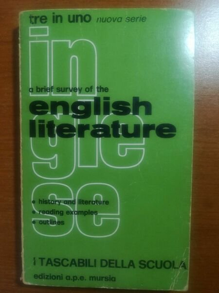 English Literature - AA.VV - Mursia - 1975 - M | Immagine principale
