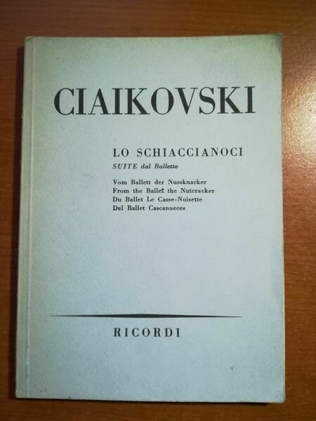 Lo schiaccianoci - Ciaikovski - Ricordi - 1957 - M | Immagine principale