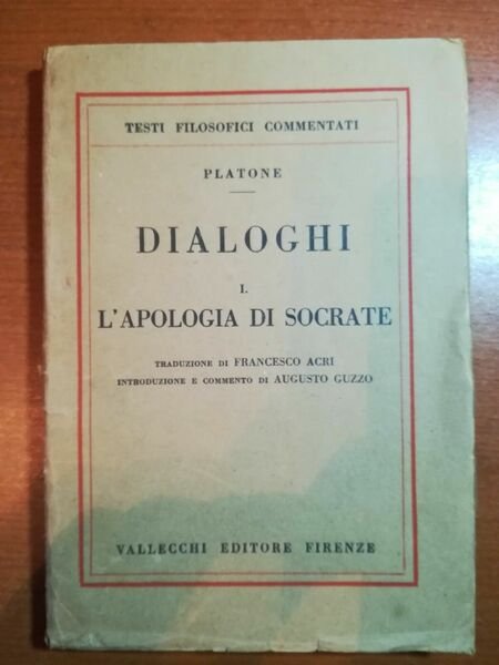 Dialoghi - Platone - Vallecchi - 1931 - M