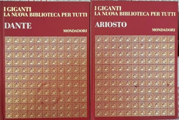 I giganti: Ariosto e Dante, 1968, Mondadori - ER | Immagine principale