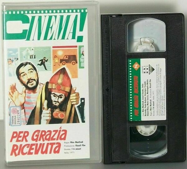 Per grazia ricevuta -Vhs- Film Nino Manfredi-1971 -Fonit centra video …