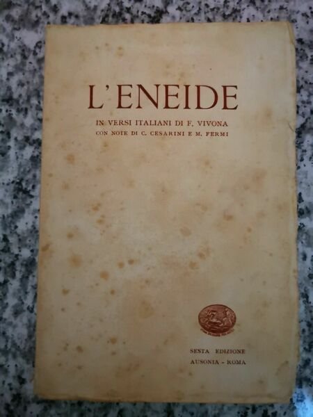 L? Eneide sesta edizione 1936, Zampetti - F | Immagine principale