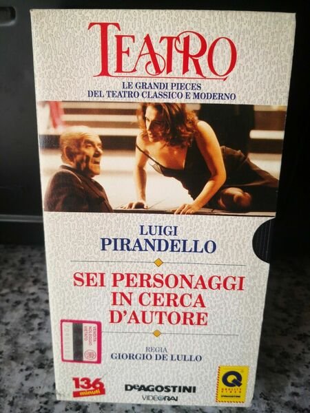 SEI PERSONAGGI IN CERCA D'AUTORE - vhs - 1993 - …