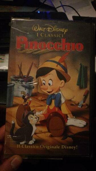 Walt Disney Pinocchio - Vhs - I Classici -1997