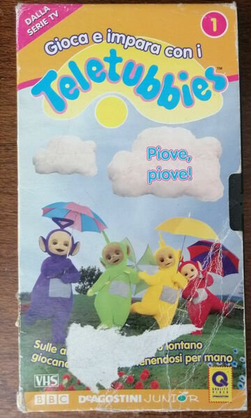 Teletubbies n°1 Piove,Piove! - DeAgostini Junior, 1996 - VHS - …