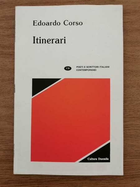 Itinerari - E. Corso - Cultura Duemila - 1993 - …