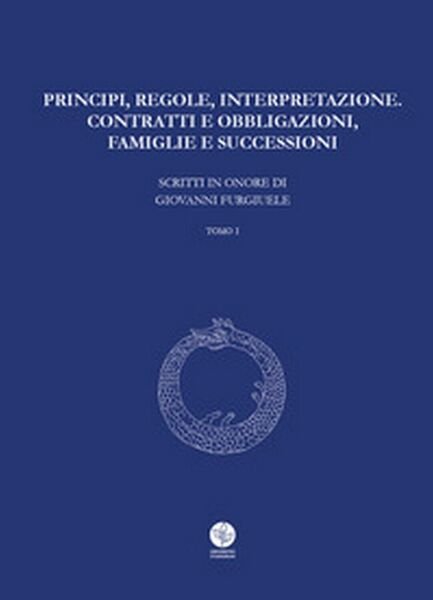 Principi, regole, interpretazione. Contratti e obbligazioni, famiglie e success.
