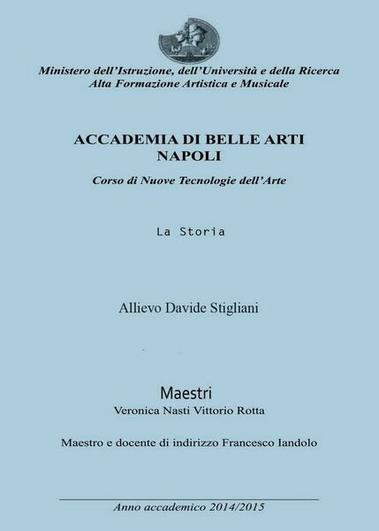 Libro dei ricordi di Davide Stigliani, 2016, Youcanprint