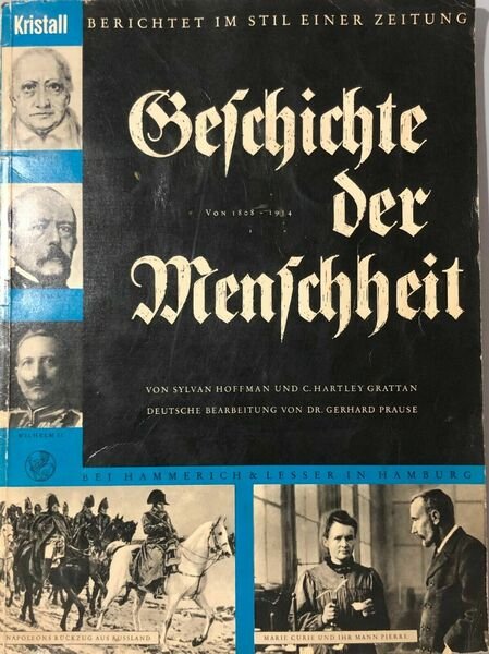 Geschichte der Menschheit von 1808-1914, AA.VV., 1915, Kristall