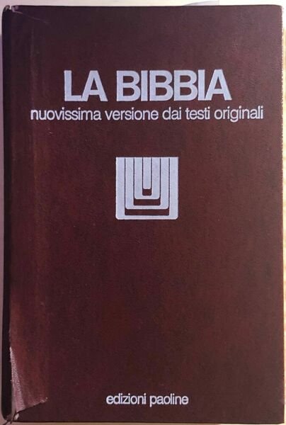 La Bibbia, 1987, Edizioni Paoline