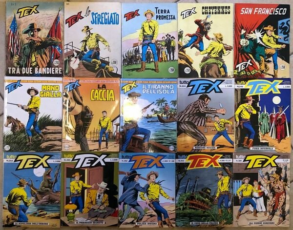 Lotto 15 fumetti Tex di Aa.vv., Sergio Bonelli