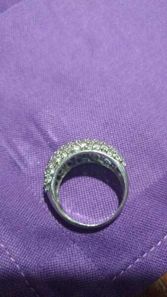 Anello vintage in argento 925 con zirconi, 6,30 gr. | Immagine Gallery 1