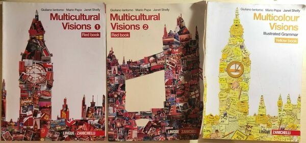 Multicultural visions red book 1-2 e green, yellow di Aa.vv., …