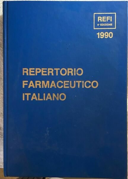 Repertorio farmaceutico italiano 4a ed. di Aa.vv., 1990, Farmindustria | Immagine principale