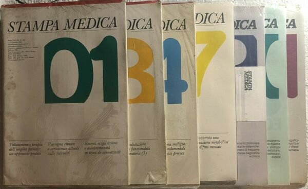 Stampa medica 7 numeri di Aa.vv., 1984, Editrice Esi