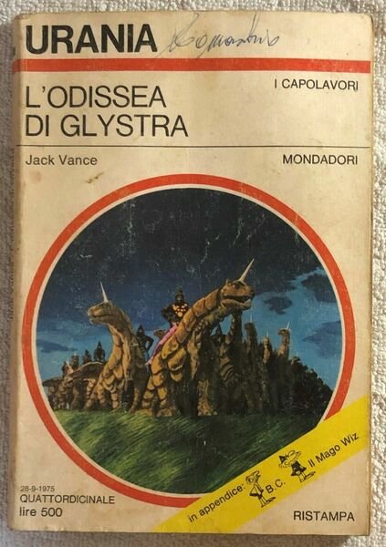 L?Odissea di Glystra di Jack Vance, 1975, Mondadori