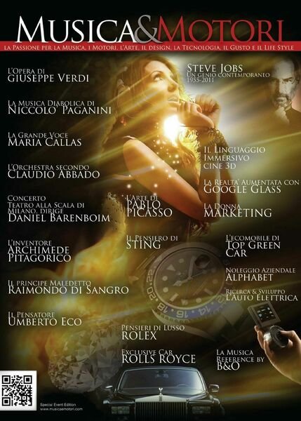 Musica & motori. Ediz. limitata 2014 di Francesca Camusi, 2016, … | Immagine principale