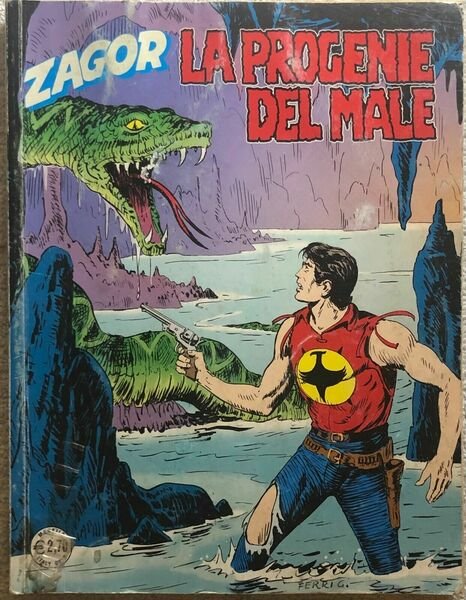 Zagor n. 601 - La progenie del male di Guido Nolitta, 2011, Sergio Bonelli
