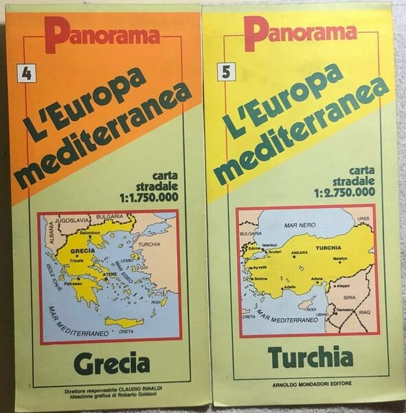 L?Europa mediterranea Panorama 4-5 Grecia Turchia di Aa.vv., 1989, Panorama