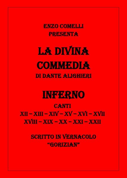 La Divina Commedia II di Enzo Comelli, 2021, Youcanprint