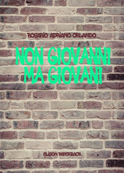 Non giovanni, ma giovani di Rosario Adriano Orlando, 2021, Elison Paperback