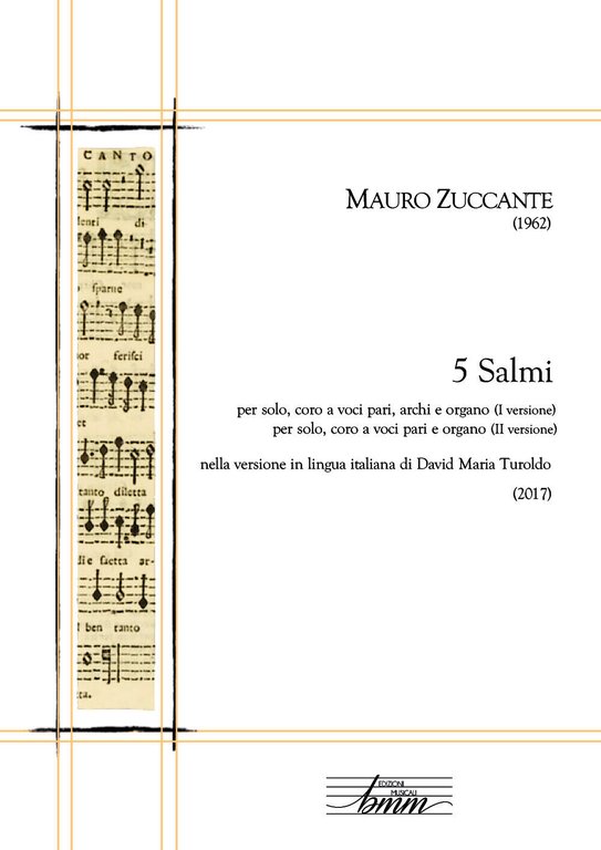 5 salmi di Mauro Zuccante, 2017, Youcanprint