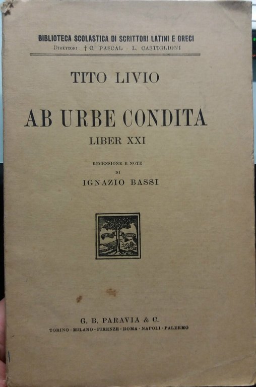 Ab urbe condita - Tito Livio - G.B. Paravia & …