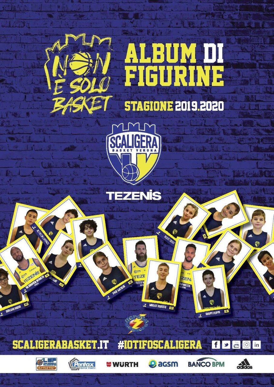 ALBUM DI FIGURINE SCALIGERA BASKET STAGIONE 2019/2020 di Scaligera, 2020 …