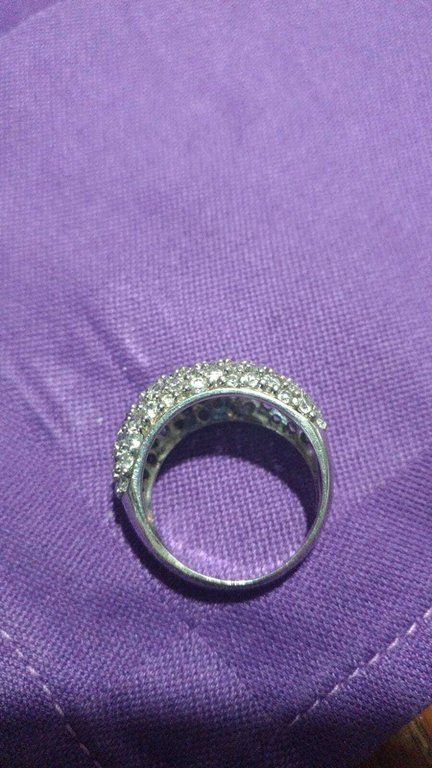 Anello vintage in argento 925 con zirconi, 6,30 gr. | Immagine Gallery 2