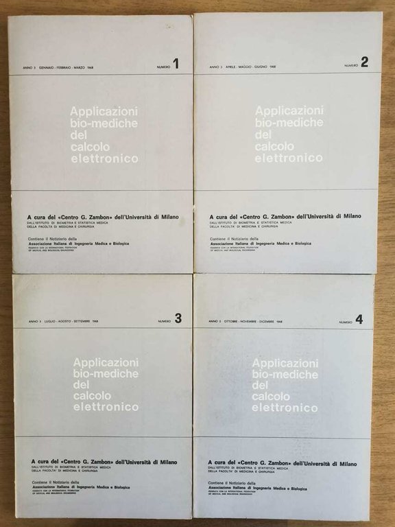 Applicazioni bio-mediche del calcolo elettronico - AA. VV. - 1968 … | Immagine Gallery 2