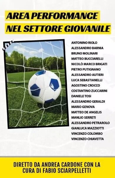 Area performance nel settore giovanile di Andrea Cardone, 2023, Youcanprint