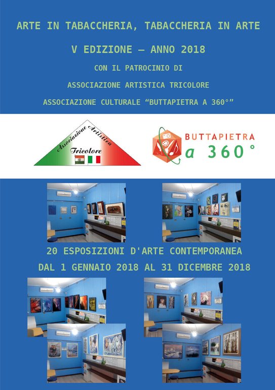 Arte in tabaccheria, Tabaccheria in arte V Edizione anno 2018 …