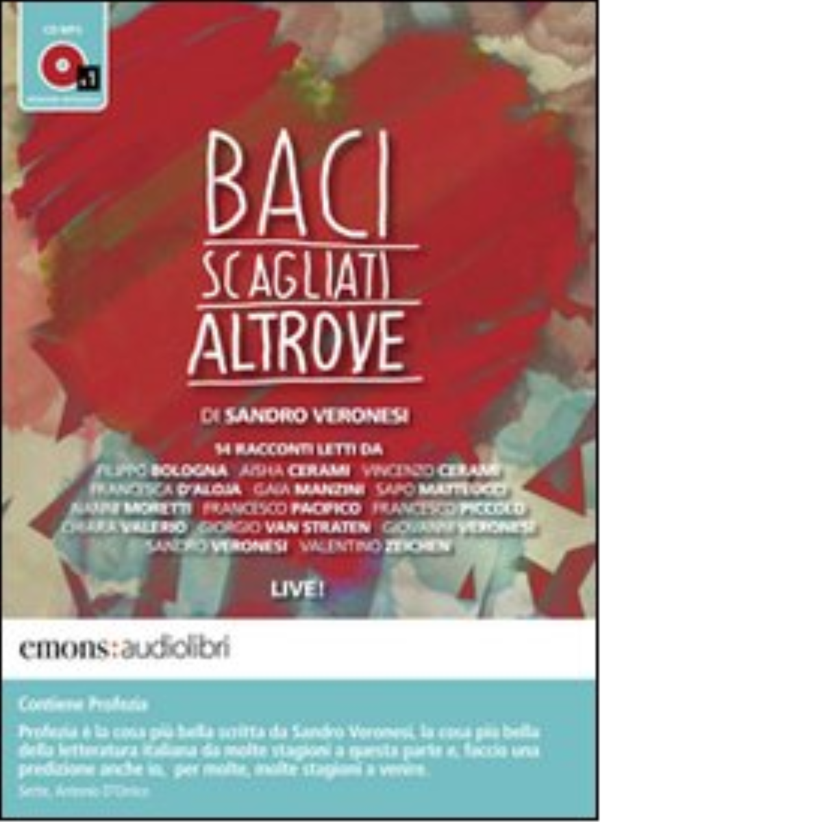 Baci scagliati altrove. Audiolibro. CD Audio formato MP3 di Sandro … | Immagine principale