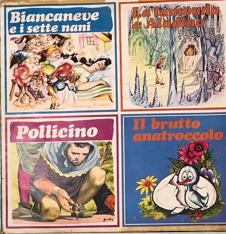 Biancaneve E I Sette Nani - La Lampada Di Aladino - Pollicino - Il Brutto Anatro