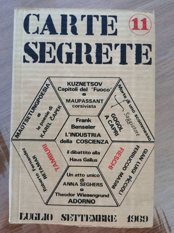 Carte segrete n.11 - AA. VV. - 1969 - AR