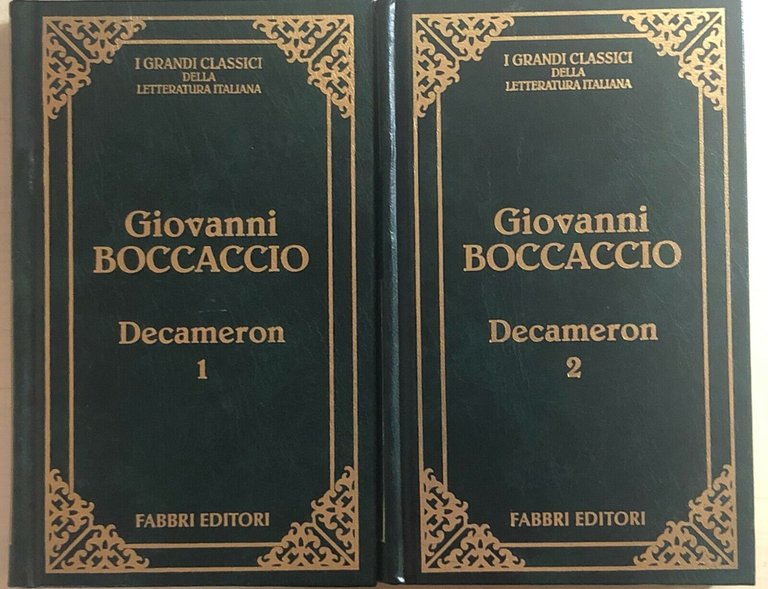 Decameron 1-2 di Giovanni Boccaccio, 1995, Fabbri Editori