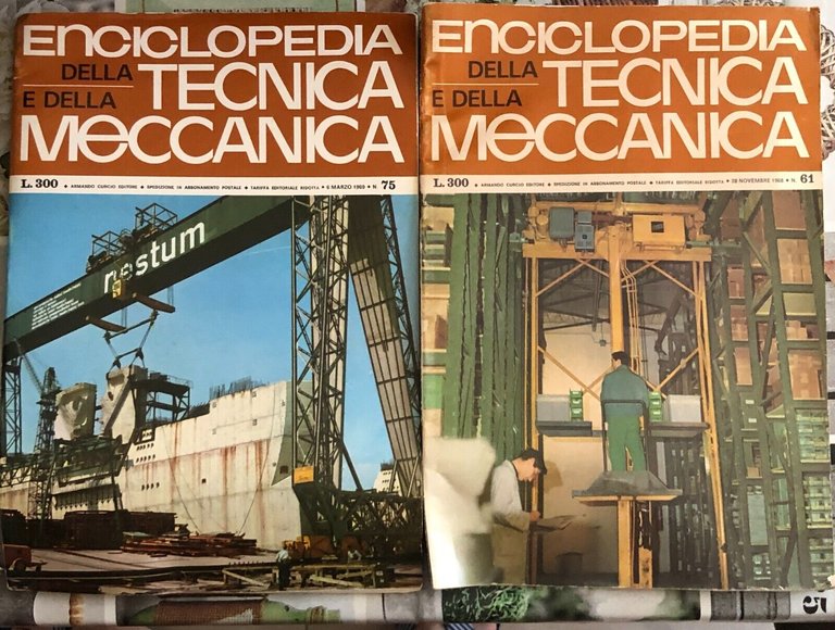 Enciclopedia della tecnica e della meccanica n. 61 e 75 di Aa.vv., 1969, Arman