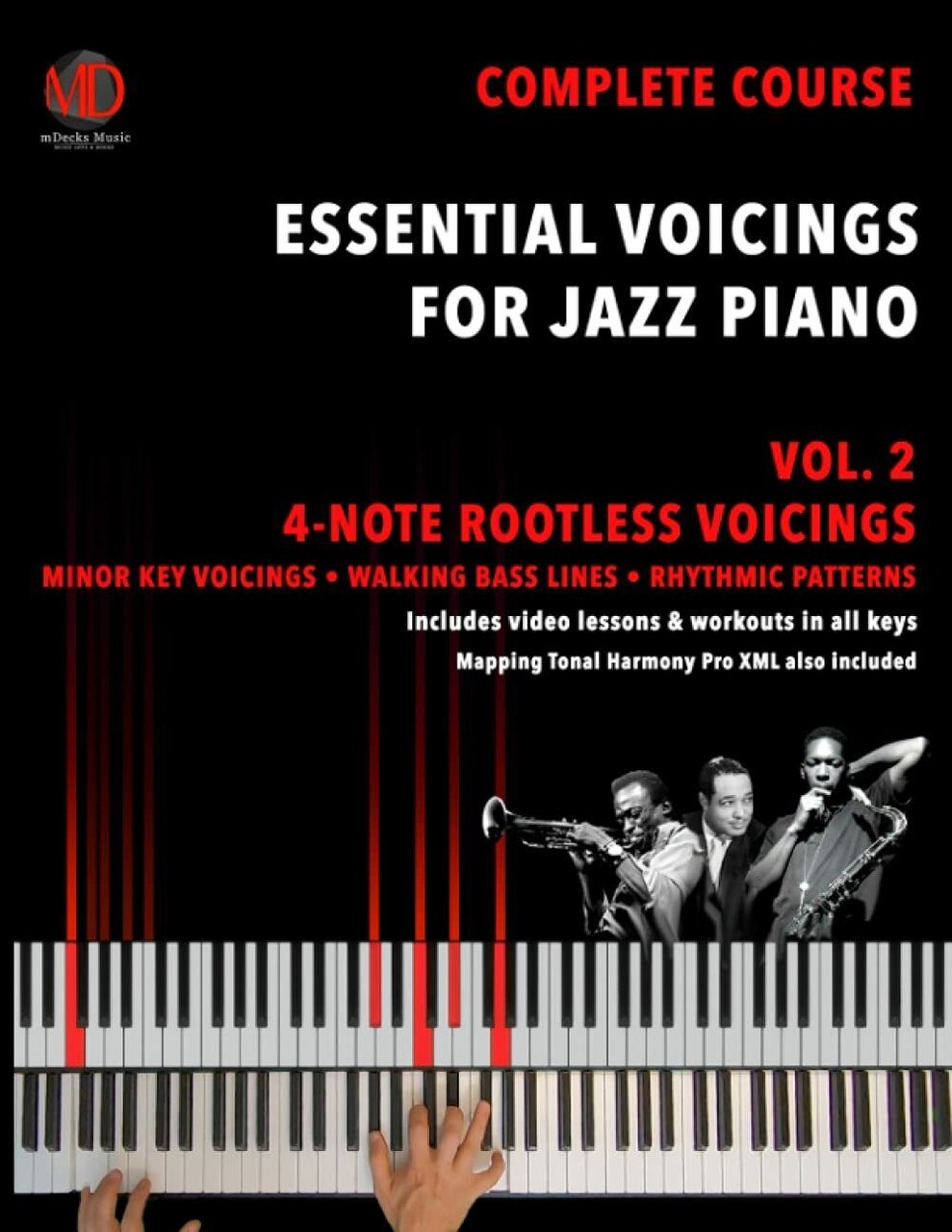 Essential Voicings for Jazz Piano Vol.2: 4-note Rootless Voicings di …