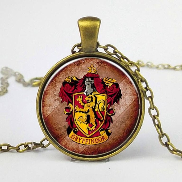 Harry Potter Time Gemstone Necklace Gryffindor Collana Grifondoro di J.k. Rowli
