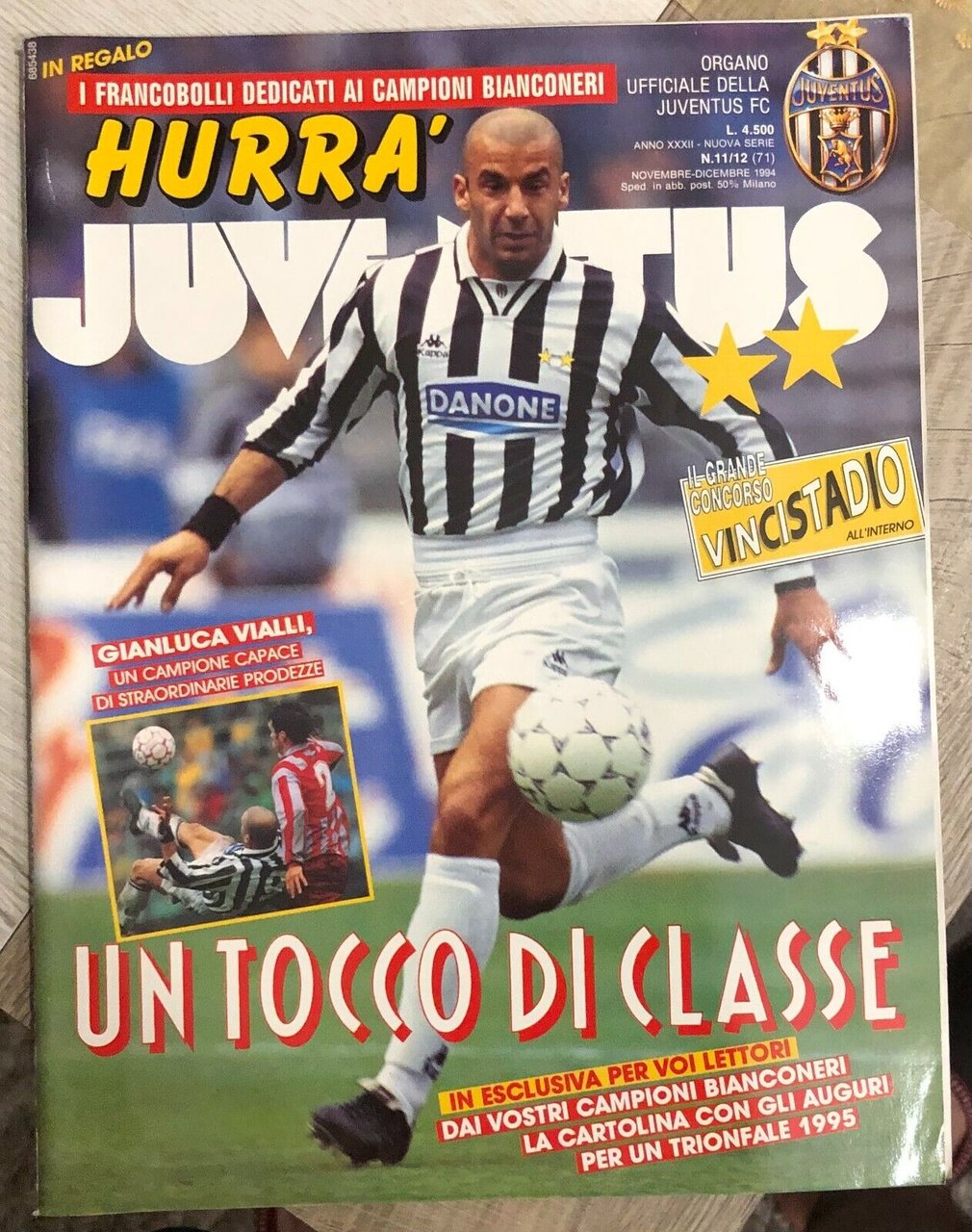 Hurrà Juventus n. 11-12/1994 di Aa.vv., 1994, Juventus F.c. | Immagine principale