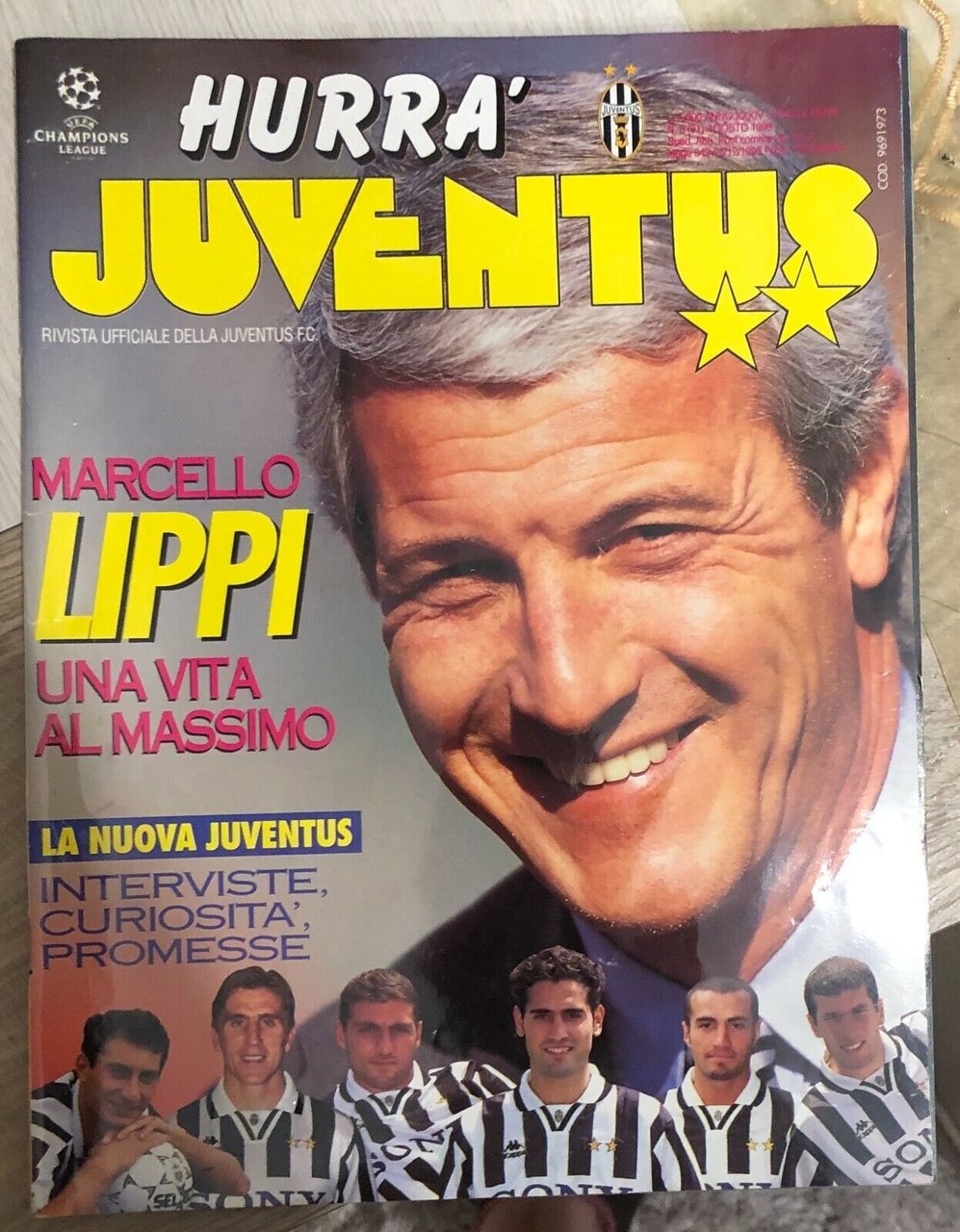 Hurrà Juventus n. 8/1996 di Aa.vv., 1996, Juventus F.c.