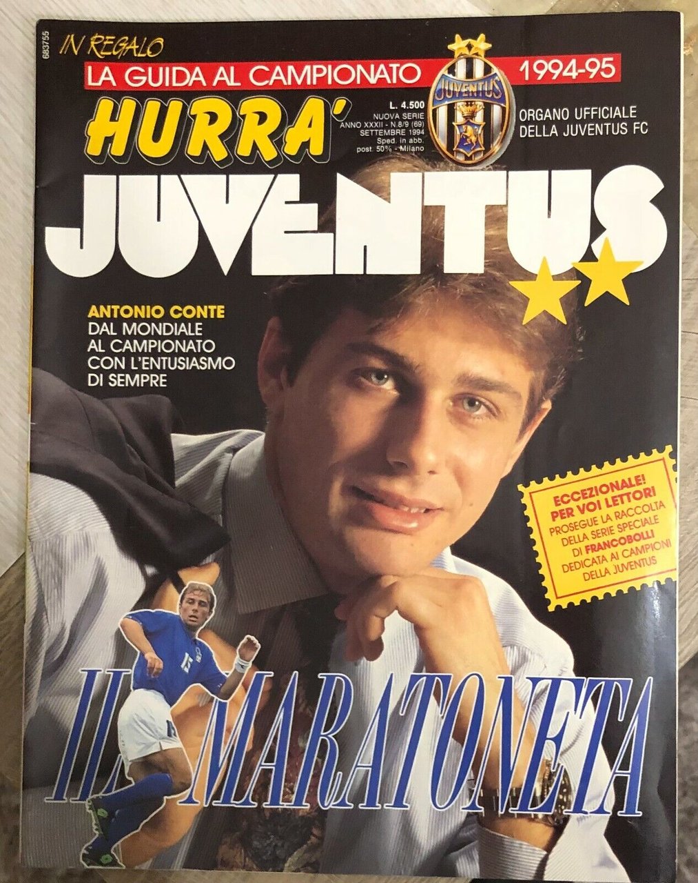 Hurrà Juventus n. 8-9/1994 di Aa.vv., 1994, Juventus F.c.