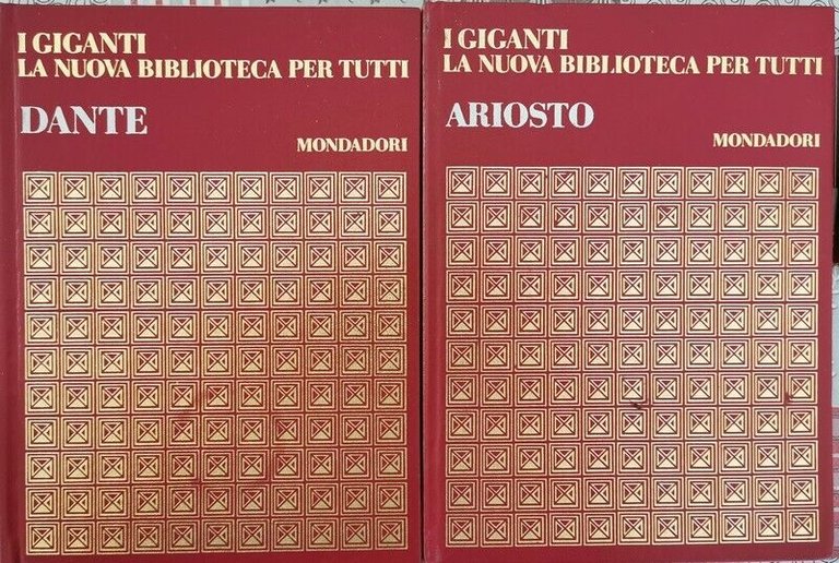 I giganti: Ariosto e Dante, 1968, Mondadori - ER | Immagine Gallery 2