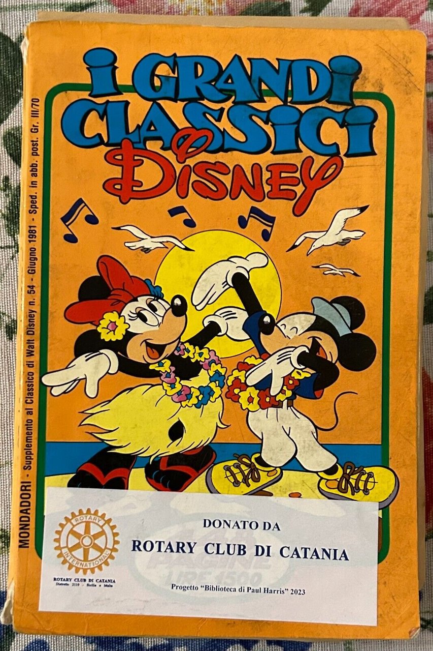 I grandi classici Disney n. 2 di Walt Disney, 1981, …