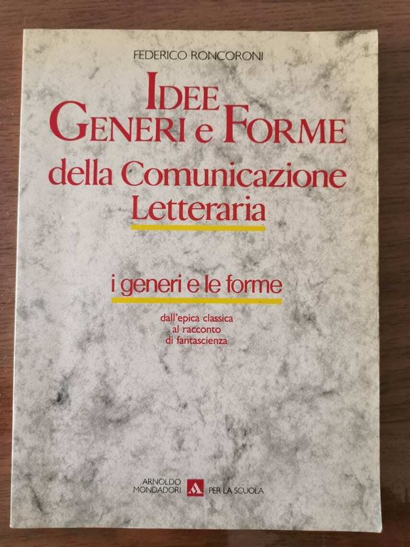Idee Generi e Forme della Comunicazione Letteraria - Roncoroni - … | Immagine Gallery 2