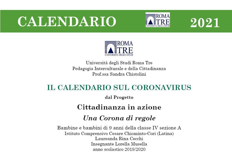 Il Calendario sul Cononavirus 2021 di Sandra Chistolini, 2021, Youcanprint